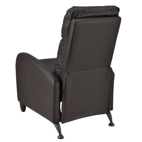 Fauteuil Relaxant Avec Dossier Inclinable Et Repose-pieds Housse Marron 102 Cm 03_000