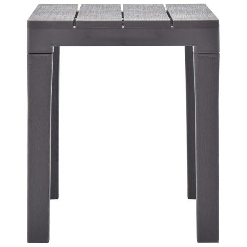 Banc De Jardin Meuble De Patio D'extérieur Terrasses De Jardin 2 Pièces Moka Plastiqu