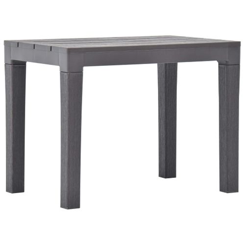 Banc De Jardin Meuble De Patio D'extérieur Terrasses De Jardin 2 Pièces Moka Plastiqu