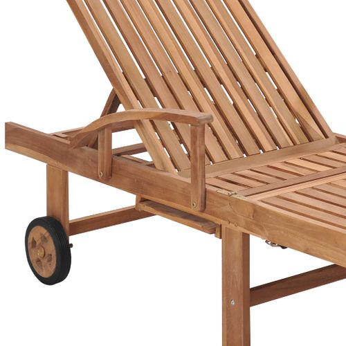 Lot De 2 Transats Chaise Longue Bain De Soleil Lit De Jardin Terrasse Meuble D'extérieur