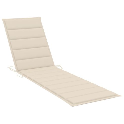 Lot De 2 Transats Chaise Longue Bain De Soleil Terrasse Meuble D'extérieur Avec Coussin