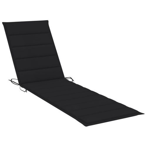 Lot De 2 Transats Chaise Longue Bain De Soleil Terrasse Meuble D'extérieur Avec Coussin