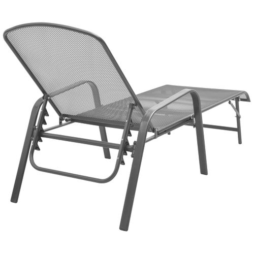Lot De 2 Transats Chaise Longue Bain De Soleil Lit De Jardin Terrasse Meuble D'extérieur