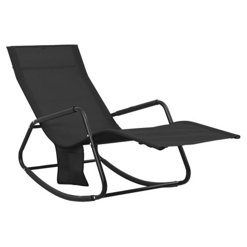 Transat Chaise Longue Bain De Soleil Lit De Jardin Terrasse Meuble D'extérieur Acier