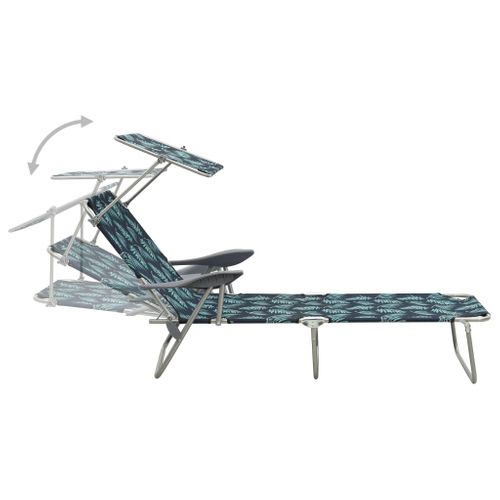 Transat Chaise Longue Bain De Soleil Lit De Jardin Terrasse Meuble D'extérieur