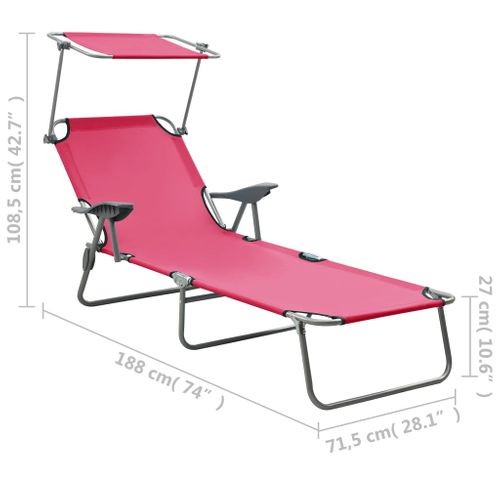Transat Chaise Longue Bain De Soleil Lit De Jardin Terrasse Meuble D'extérieur