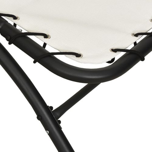 Transat Chaise Longue Bain De Soleil Lit De Jardin Terrasse Meuble D'extérieur Avec A