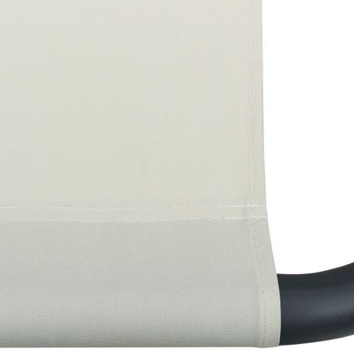 Transat Chaise Longue Bain De Soleil Lit De Jardin Terrasse Meuble D'extérieur Avec Auvent