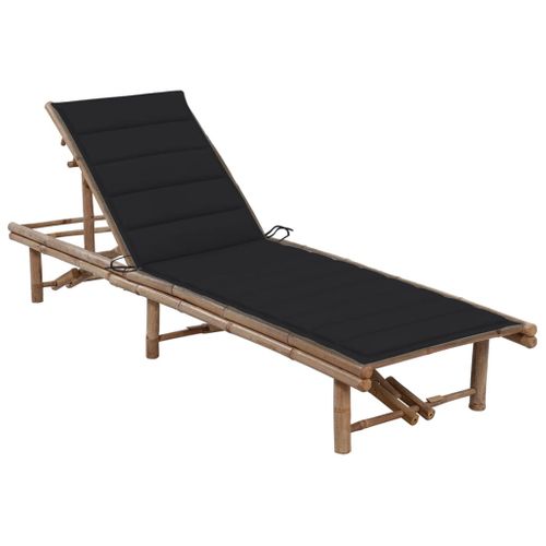 Transat Chaise Longue Bain De Soleil Lit De Jardin Terrasse Meuble D'extérieur Avec C