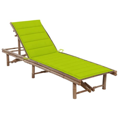Transat Chaise Longue Bain De Soleil Lit De Jardin Terrasse 200 Cm Meuble D'extérieur