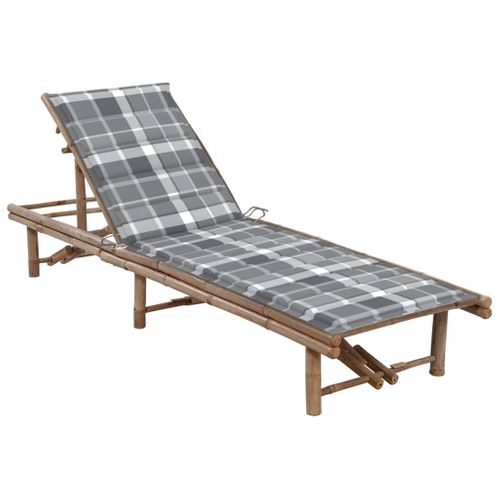 Transat Chaise Longue Bain De Soleil Lit De Jardin Terrasse Meuble D'extérieur Avec C
