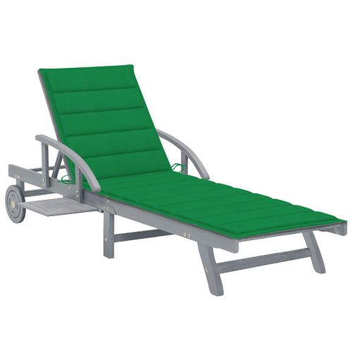 Transat Chaise Longue Bain De Soleil Lit De Jardin Terrasse Meuble D'extérieur 200 Cm