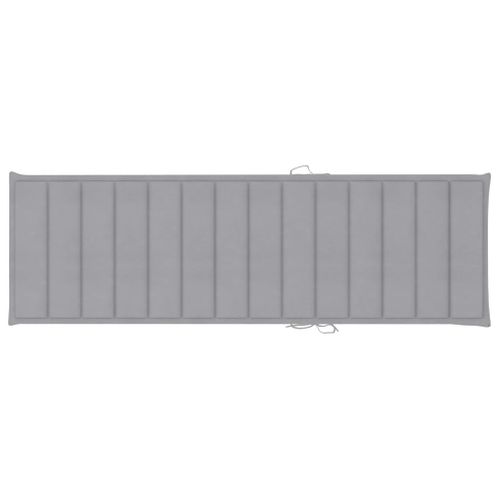 Transat Chaise Longue Bain De Soleil Lit De Jardin Terrasse Meuble D'extérieur Avec Coussin