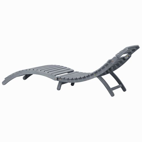 Transat Chaise Longue Bain De Soleil Lit De Jardin Terrasse Meuble D'extérieur 190 Cm
