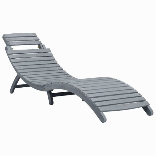 Transat Chaise Longue Bain De Soleil Lit De Jardin Terrasse Meuble D'extérieur 190 Cm