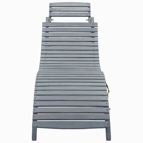 Transat Chaise Longue Bain De Soleil Lit De Jardin Terrasse Meuble D'extérieur 190 Cm