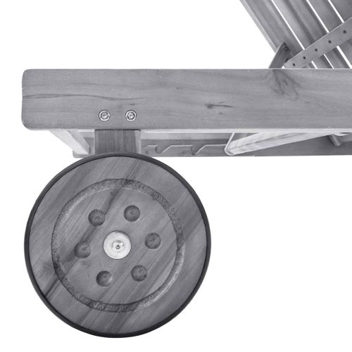 Transat Chaise Longue Bain De Soleil Lit De Jardin Terrasse Meuble D'extérieur Avec Coussin