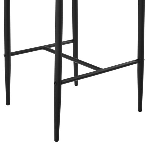 Lot De 2 Tabourets De Bar Chaises Avec Pieds En Acier Assise Synthétique Et Hauteur D