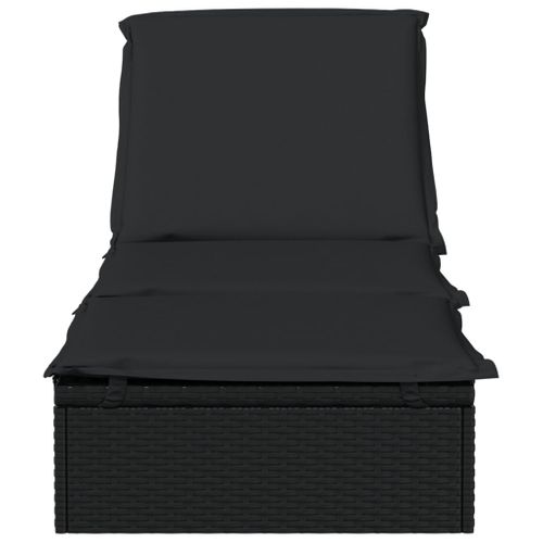 Transat Chaise Longue Bain De Soleil Lit De Jardin Terrasse Meuble D'extérieur Avec C