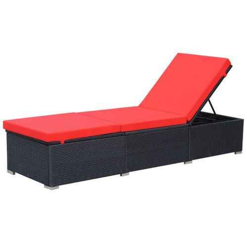Transat Chaise Longue Bain De Soleil Lit De Jardin Terrasse Meuble D'extérieur Avec C