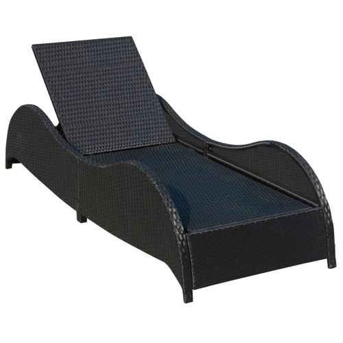 Transat Chaise Longue Bain De Soleil Lit De Jardin Terrasse Meuble D'extérieur Avec C