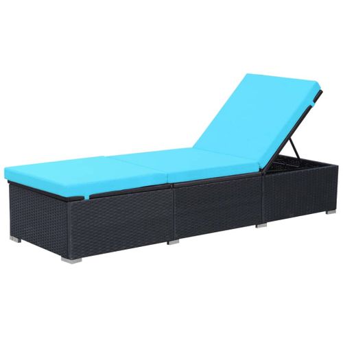 Transat Chaise Longue Bain De Soleil Lit De Jardin Terrasse Meuble D'extérieur Avec C