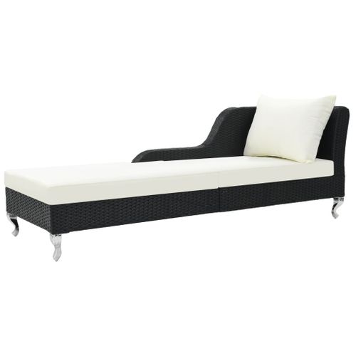Transat Chaise Longue Bain De Soleil Lit De Jardin Terrasse Meuble D'extérieur Avec C