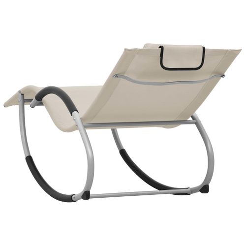 Transat Chaise Longue Bain De Soleil Lit De Jardin Terrasse Meuble D'extérieur Avec O