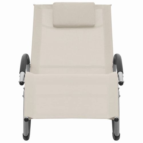 Transat Chaise Longue Bain De Soleil Lit De Jardin Terrasse Meuble D'extérieur Avec O