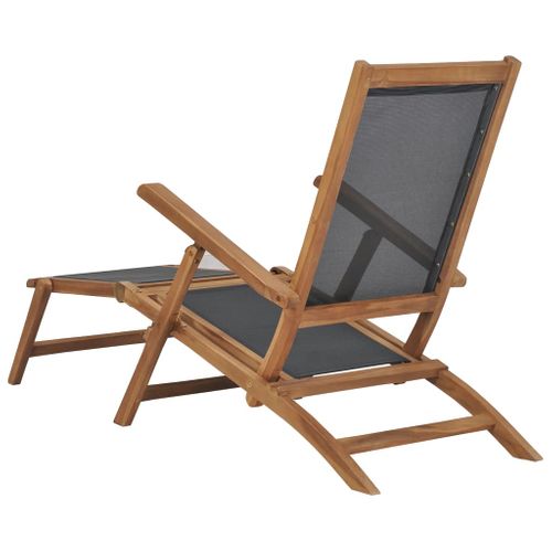 Transat Chaise Longue Bain De Soleil Lit De Jardin Terrasse Meuble D'extérieur
