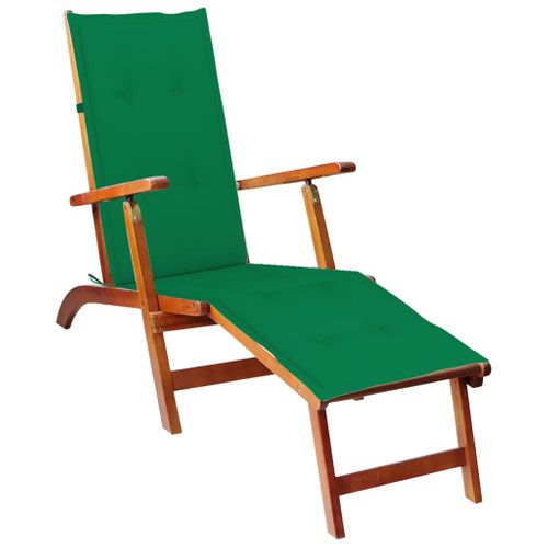 Transat Chaise Longue Bain De Soleil Lit De Jardin Terrasse Meuble D'extérieur Avec Repose-pied