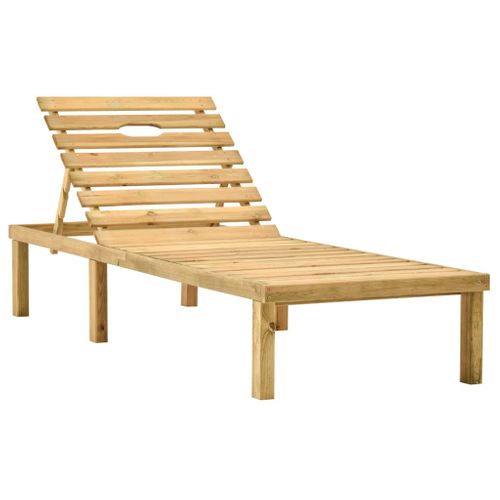 Transat Chaise Longue Bain De Soleil Lit De Jardin Terrasse Meuble D'extérieur Avec Table