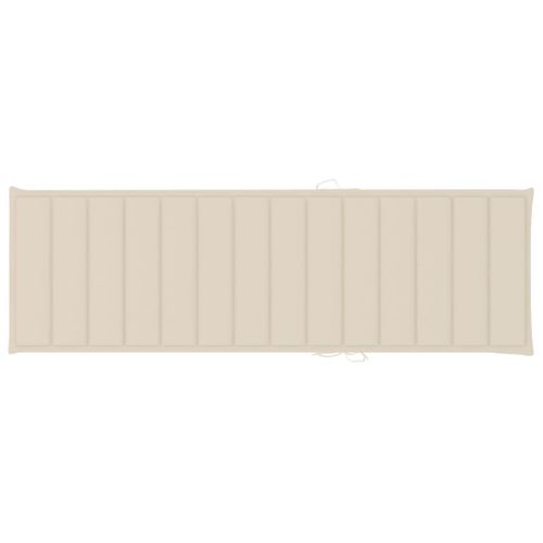 Transat Chaise Longue Bain De Soleil Lit De Jardin Terrasse Meuble D'extérieur Avec Table Et Coussin