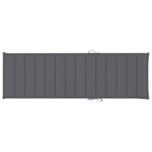 Transat Chaise Longue Bain De Soleil Lit De Jardin Terrasse Meuble D'extérieur Avec Table