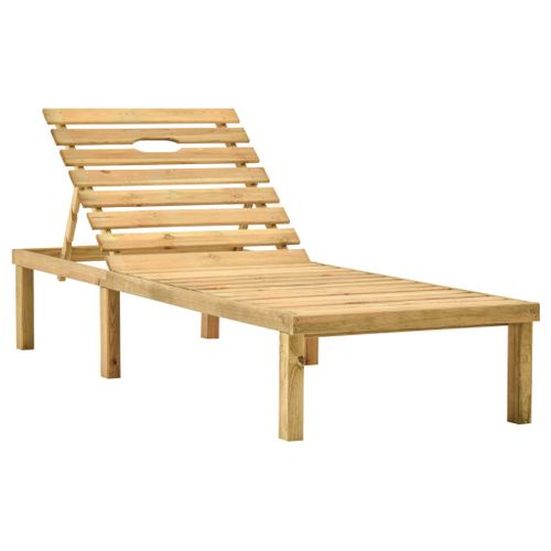 Transat Chaise Longue Bain De Soleil Lit De Jardin Terrasse Meuble D'extérieur Avec Table