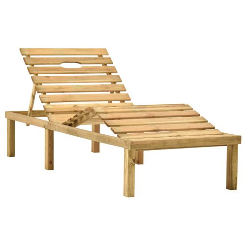 Transat Chaise Longue Bain De Soleil Lit De Jardin Terrasse Meuble D'extérieur 200 Cm Avec Table