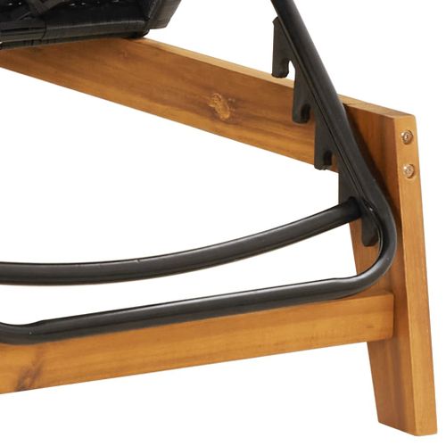 Transat Chaise Longue Bain De Soleil Lit De Jardin Terrasse Meuble D'extérieur Avec Table Résine