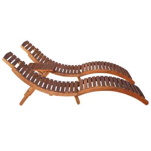 Transat Chaise Longue Bain De Soleil Lit De Jardin Terrasse Meuble D'extérieur Avec T