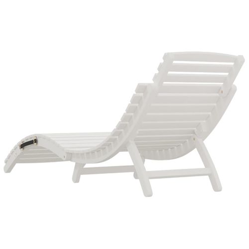 Transat Chaise Longue Bain De Soleil Lit De Jardin Terrasse Meuble D'extérieur 184 X 55 X 64 Cm