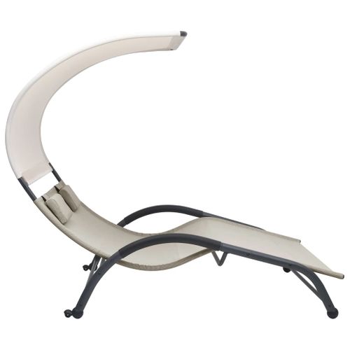 Transat Chaise Longue Bain De Soleil Lit De Jardin Terrasse Meuble D'extérieur Double
