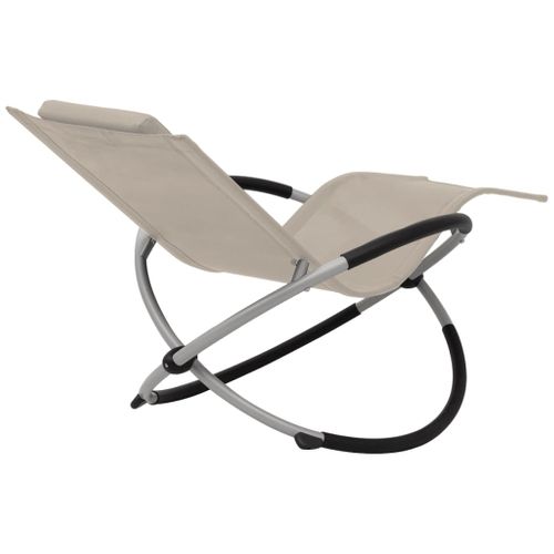Transat Chaise Longue Bain De Soleil Lit De Jardin Terrasse Meuble D'extérieur Géométrique