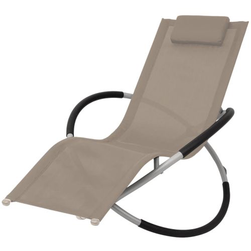 Transat Chaise Longue Bain De Soleil Lit De Jardin Terrasse Meuble D'extérieur Géométrique