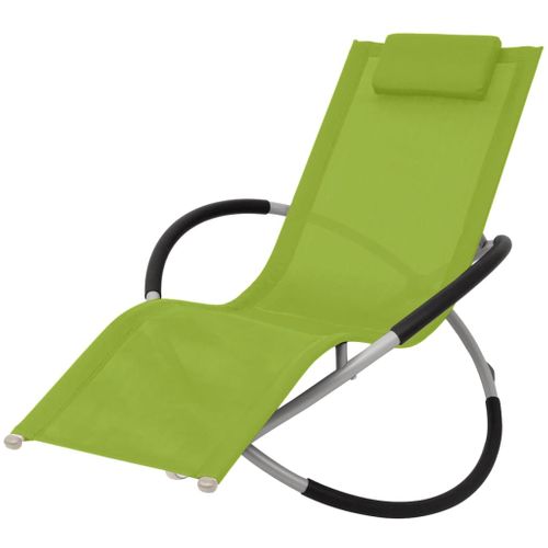Transat Chaise Longue Bain De Soleil Lit De Jardin Terrasse Meuble D'extérieur Géométrique
