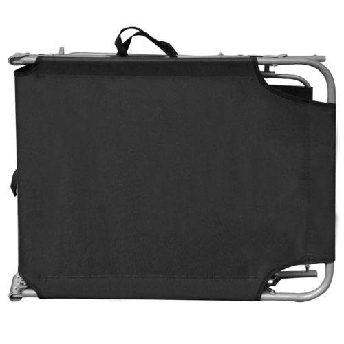 Transat Chaise Longue Bain De Soleil Lit De Jardin Terrasse Meuble D'extérieur Pliable