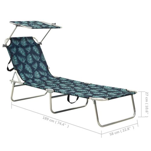 Transat Chaise Longue Bain De Soleil Lit De Jardin Terrasse Meuble D'extérieur Pliable