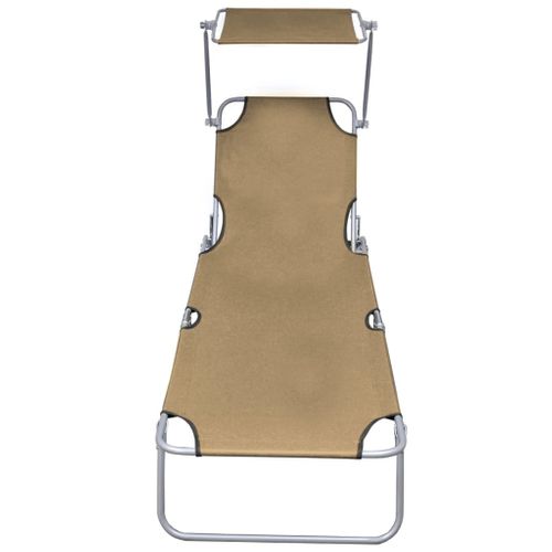 Transat Chaise Longue Bain De Soleil Lit De Jardin Terrasse Meuble D'extérieur Pliable