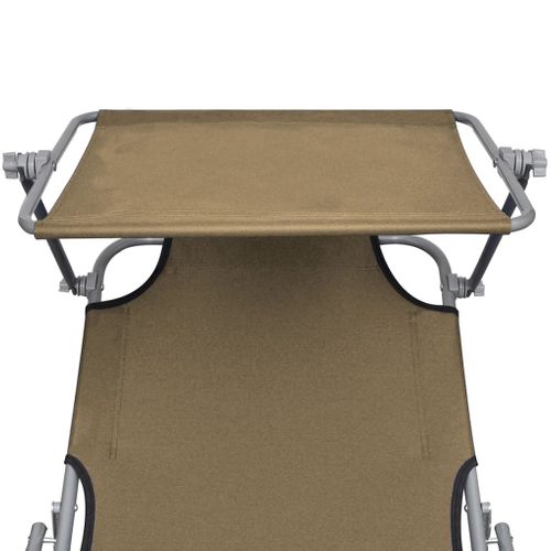 Transat Chaise Longue Bain De Soleil Lit De Jardin Terrasse Meuble D'extérieur Pliable