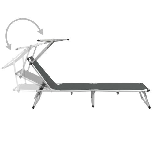 Transat Chaise Longue Bain De Soleil Lit De Jardin Terrasse Meuble D'extérieur Pliabl