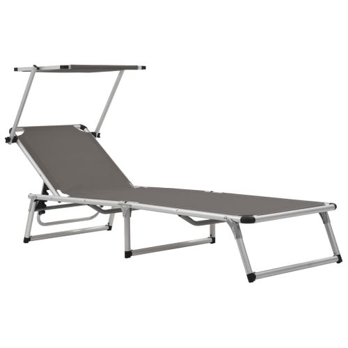 Transat Chaise Longue Bain De Soleil Lit De Jardin Terrasse Meuble D'extérieur Pliabl