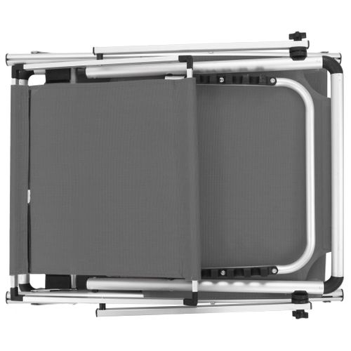 Transat Chaise Longue Bain De Soleil Lit De Jardin Terrasse Meuble D'extérieur Pliabl